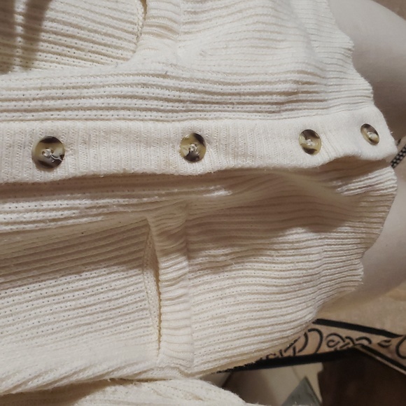 Saugatuck women's cardigan beige XL - Picture 9 of 12